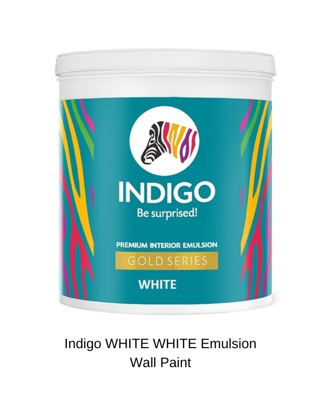 Indigo WHITE WHITE Emulsion Wall Paint