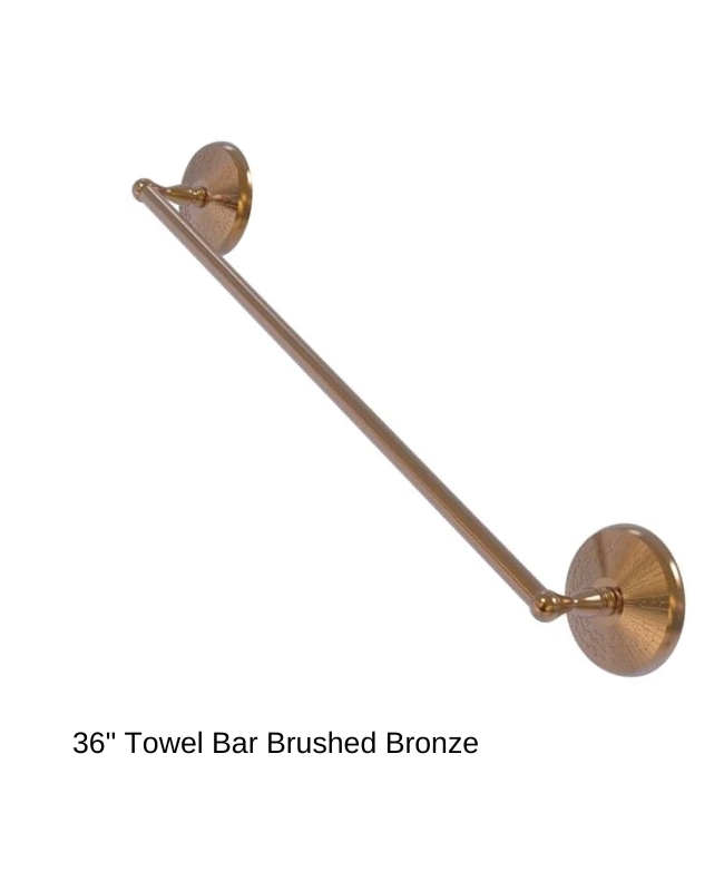 36 Towel Bar Brushed Bronze