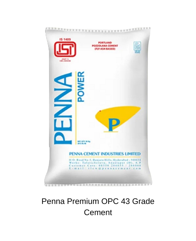 Penna Premium OPC 43 Grade Cement