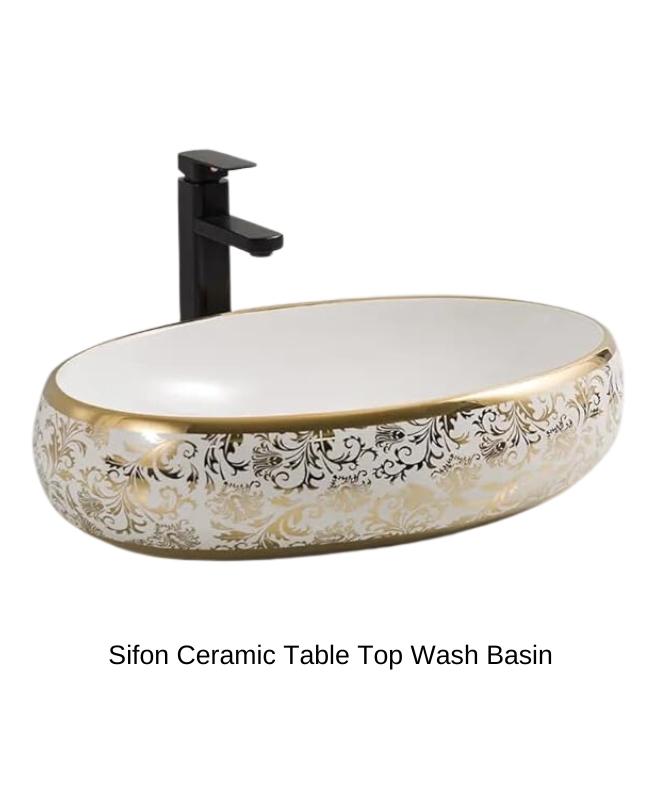 Sifon Ceramic Table Top Wash Basin